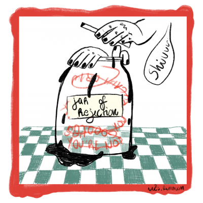 ILUSTRAÇÃO "REJECTION" INÊS FONSECA