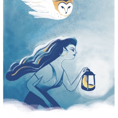 ILUSTRAÇÃO "CORUJA-DAS-TORRES" SUSANA CARVALHINHOS