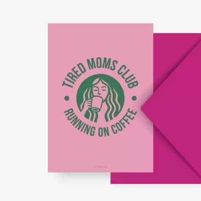 POSTAL "TIRED MOMS" TYPEALIVE