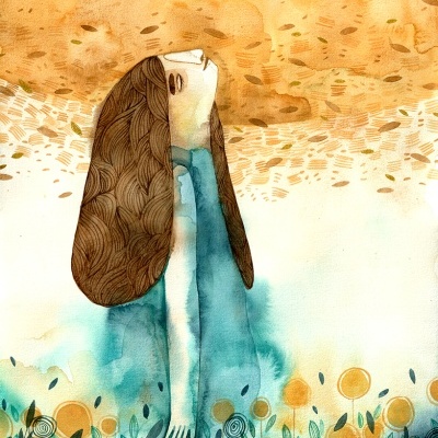 ORIGINAL "GIRL ON A FIELD" MIRJAM SIIM