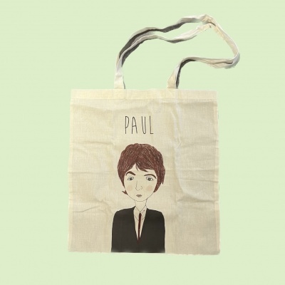 TOTE BAG "PAUL MCCARTNEY" LEONOR FEIJÓ