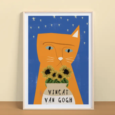 ILUSTRAÇÃO A4 "Vincat Van Gogh NIASKI