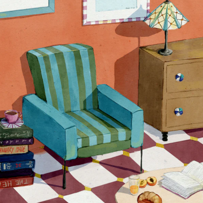 ILUSTRAÇÃO "JANUARY 2025" EVA HALFERS