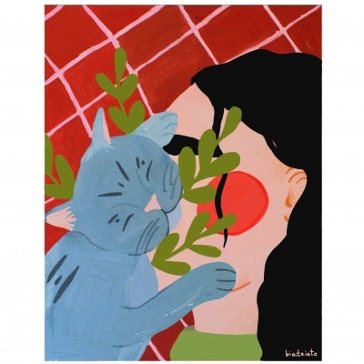 ILUSTRAÇÃO "O AMOR CABE EM QUALQUER LADO" BIATRISTE