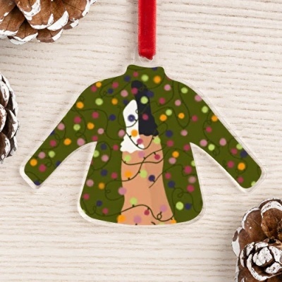 ENFEITE DE NATAL "PURRFECT CHRISTMAS LEGS - HUMAN" SUSIGS