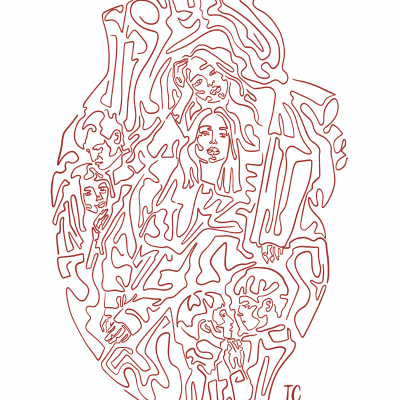 ILUSTRAÇÃO "FACES OF LOVE" INÊS COSTA