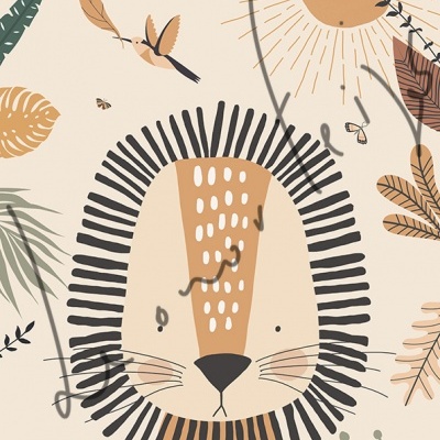 ILUSTRAÇÃO INFANTIL "BOHEMIAN LION" LEONOR FEIJÓ