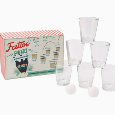 CONJUNTO DE COPOS "FESTIVE PONG" CGB GIFTWARE