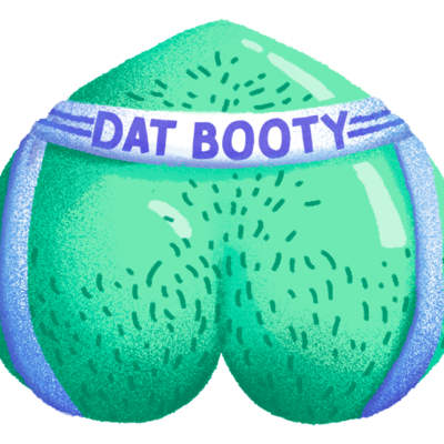 AUTOCOLANTE "DAT BOOTY" DIOGO PAIXÃO