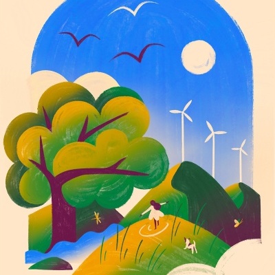 ILUSTRAÇÃO "A LIBERTADE" TYPRU