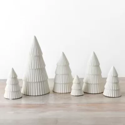 ORNAMENTO ÁRVORE BRANCO MATE