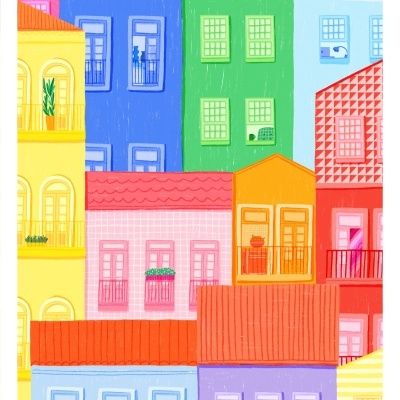 ILUSTRAÇÃO "DELIRIOUS OPORTO 5" KIKA