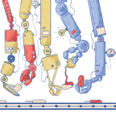 ILUSTRAÇÃO "MECHANICAL ICE CREAM" JOÃO COSTA