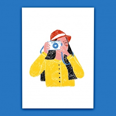 ILUSTRAÇÃO "TOURIST" BÁRBARA R.