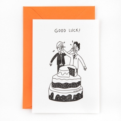 POSTAL "WEDDING CAKE – MEN" STUDIO FLASH