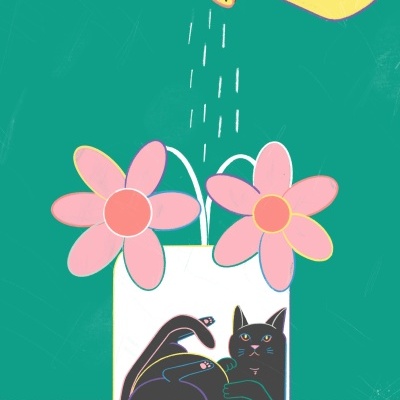 ILUSTRAÇÃO "DIA DE REGA" DUQUESA DE ABRANTES