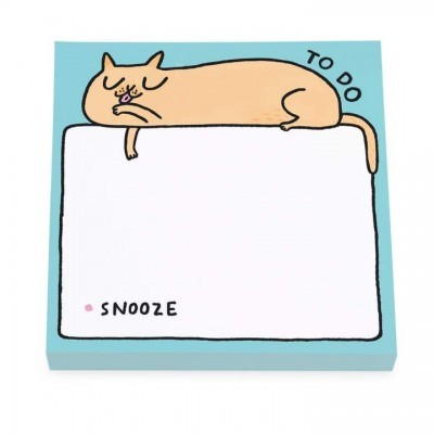 STICKY NOTES "TO DO SNOOZE CAT" OHH DEER