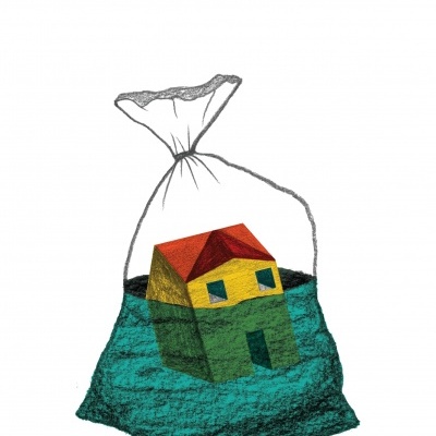 ILUSTRAÇÃO "INUNDADO" ANA RITA ROBALO