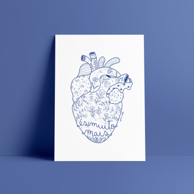 ILUSTRAÇÃO "CORAÇÃO ÉS MUITO MAIS" JOANA MOLHO