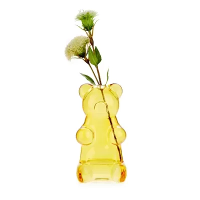 VASE, YELLOW, "YUMMY BEAR" - BALVI