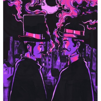 ILUSTRAÇÃO "ROXO 3" NICOLAE NEGURA