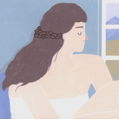 ILUSTRAÇÃO BORDADA "CONTEMPLAÇÃO" GAMBUZINO