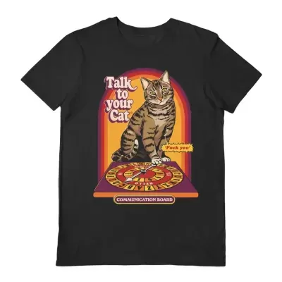 T-SHIRT "TALK TO YOUR CAT" PYRAMID INTERNATIONAL