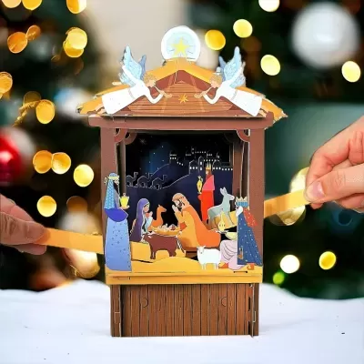 POSTAL POP-UP 3D "TEATRO DE NATAL - PRESÉPIO" ALLJOY DESIGN