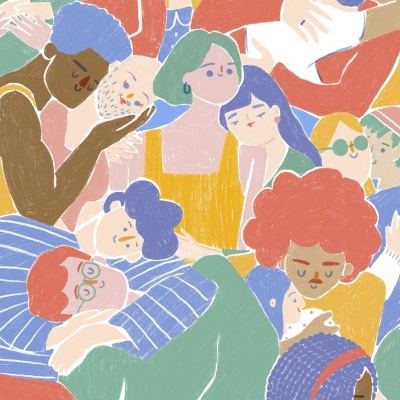 ILUSTRAÇÃO ARCO-ÍRIS "AMOR É AMOR" GAMBUZINO