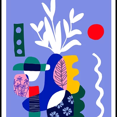 ILUSTRAÇÃO "LAVANDER SUN" TERESA REGO