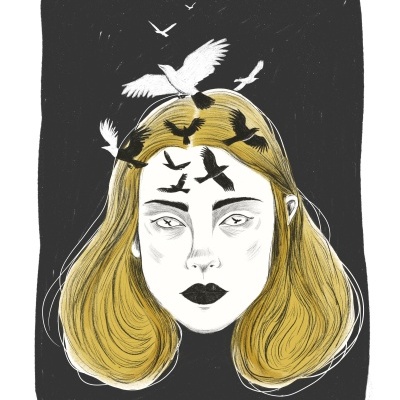 ILUSTRAÇÃO "OS QUE HABITAM EM MIM" BÁRBARA AMARAL