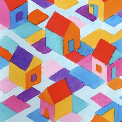 ORIGINAL CASAS COLORIDAS II (A MUDANÇA)JOANA NOBREGA