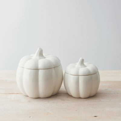 POTE DE ARMAZENAMENTO ABÓBORA BRANCA GAINSBOROUGH GIFTWARE