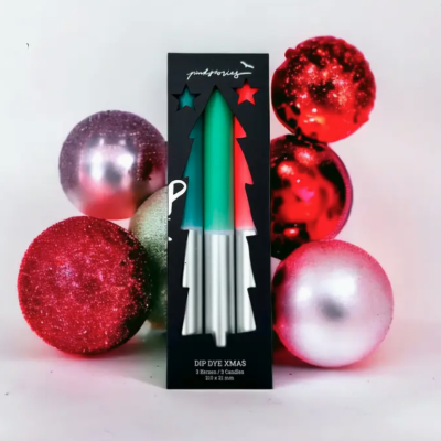 DIP DYE XMAS HOLLY JOLLY PINK STORIES
