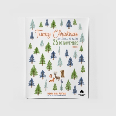 CARTAZ A3 "FUNNY CHRISTMAS" COLETIVA DE NATAL