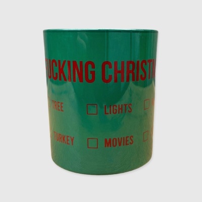 Vela "Fucking Christmas - Vermelho/Verde" FISURA