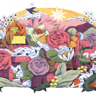 ILUSTRAÇÃO " RITOS DA PRIMAVERA "  MARCELO CLAPP