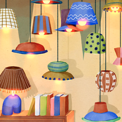 ILUSTRAÇÃO "THE LAMP SHOP" EVA HALFERS