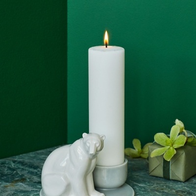 CASTIÇAL HISTÓRIAS DE INVERNO URSO GRANDE DOTTIR NORDIC DESIGN