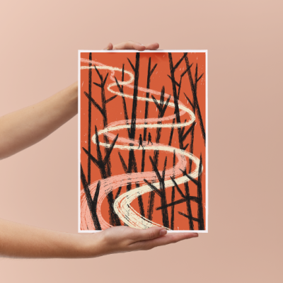 ILUSTRAÇÃO "DOIS CAMINHOS" JOANA MUNDANA