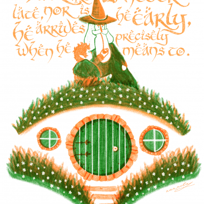 ILUSTRAÇÃO "THE LORD OF THE RINGS" ANA RITA ROBALO