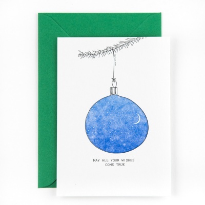 POSTAL " CHRISTMAS BALL WITH SKY " STUDIO FLASH