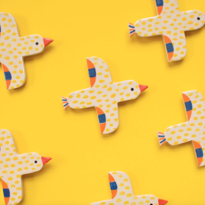 Ceramic Ornaments - "Bird" Ana Seixas