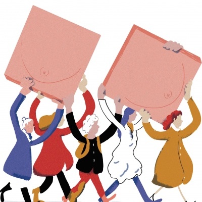 ILUSTRAÇÃO "PREVENÇÃO DO CANCRO DA MAMA" JOÃO COSTA