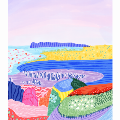 ILUSTRAÇÃO ART PRINT "IRELAND II" KIKA