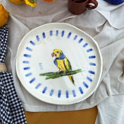 PRATO DE FAIANÇA ARTESANAL ISA MARITA