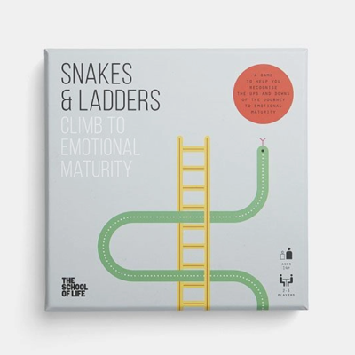 JOGO DE TABULEIRO "COBRAS E ESCADAS" GAMES SCHOOL OF LIFE
