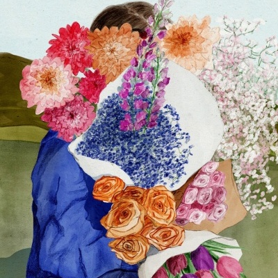 ILUSTRAÇÃO "SELF PORTRAIT" EVA HALFERS