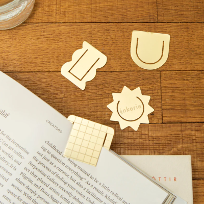 3 IN 1 METAL PAPER CLIPS SET 4 KIKKERLAND