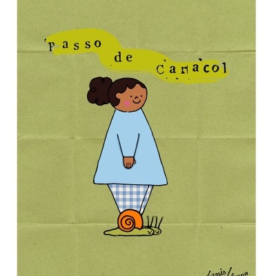ILUSTRAÇÃO "ANDAR A PASSO DE CARACOL" INÊS ALEGRIA
